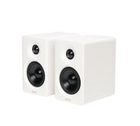 Edifier M60 Altoparlante Multimediale 66W RMS, LDAC & Hi-Res, Bianco | Bluetooth 5.3, Driver 3" Bassi E 1" Tweeter, Ingressi USB-C/AUX, Pannello Touch, Casse Desktop Compatto Per Gaming/Musica