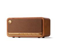 Edifier MP230 Altoparlante Bluetooth Portatile, Design Vintage in MDF Legno, Doppio Driver 48mm + Doppio Radiatore Passivo, Suono Stereo 20W con Bassi Potenti, Bluetooth/AUX/Micro SD/TF Card, IPX4