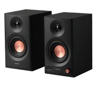 Edifier MR3 - Altoparlanti da Studio Compacts 2.0, Hi-Res Audio, Bluetooth V5.4, Controlli Fisici RCA, AUX, App Mobile, 2 x 18 W, Nero
