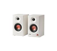 Edifier MR3 - Altoparlanti per monitor da studio 2.0, Bluetooth v5.4, ingresso TRS/RCA/AUX, 36 W RMS, risposta piatta 52 Hz-40 kHz, driver da 3,5", tweeter da 1", audio ad alta risoluzione (bianco)