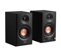 Edifier MR3 - Altoparlanti da Studio Compacts 2.0, Hi-Res Audio, Bluetooth V5.4, Controlli Fisici RCA, AUX, App Mobile, 2 x 18 W, Nero