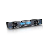 Edifier QS30 Multimedia Soundbar, Illuminazione Dinamica, Bluetooth V5.4, Bassi Potenziati, Microfono Integrato, Vari Effetti Sonori, Casse con USB per Desktop PC Portatile Tablet (QS30, Negro)