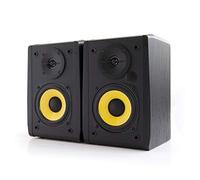 Edifier R1010BT Altoparlanti attivi da scaffale 2.0, Bluetooth v5.1, 24W RMS, 4″ Mid-Bass & 0.5″ Tweeter, doppi ingressi RCA e AUX, manopole tono e volume, coppia (nero)