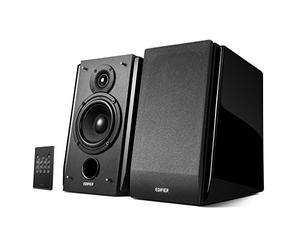 Edifier R1850DB Diffusori da Scaffale Attivi con Ingresso Bluetooth e Ottico - Monitor da Studio 2.0 - Amplificatore integrato con Linea Subwoofer Out