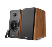 Edifier R2000DB - Kit di altoparlanti Bluetooth 2.0, con telecomando IR e ingresso ottico - 120 Watt - Warm Oak