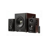 Edifier S355DB - Altoparlanti da scaffale alimentati 2.1 con subwoofer wireless da 8", audio ad alta risoluzione Tri-Amp da 150 W, sistema di altoparlanti per computer, Bluetooth 6.0 con LDAC