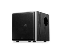Edifier SUBWOOFER ATTIVO T5s - Woofer da 8 pollici - 70 Watt - Filtro passa-basso - Frequenza fino a 35 Hz - Alloggiamento in MDF per una risonanza ridotta - Standby - Connettori RCA (T5 NERO)
