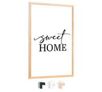 edihome, Cornice 50x70, Legno, Portafoto da Parete, per Maglia da Calcio, Poster, Laminato Acrilico, Cornici, per Quadri (Legno, 50x70)