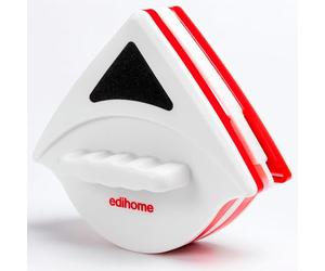 Edihome, Lavavetri Magnetico, con Doppio Lato per Finestre da 15-24 mm, Professionale, include 6 Spugne, 4 Spazzole Tergicristallo e 12 Regolatori di Spugna in totale (Lavavetri)