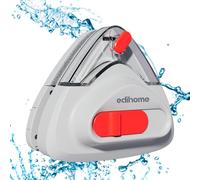 edihome Lavavetri Magnetico, per Doppio Vetro, Regolabili, tra 5 e 25 mm, per finestre a doppio vetro, professionale, detergente per vetri a due lati, regolabile per tutti i tipi di finestre, 1 item