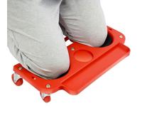 EDIJJFR Ginocchiera con ruote, colore rosso, materiale PP, portata 100 kg | Vassoio per ginocchia con maniglia per il trasporto, dolore al ginocchio, per la cura del giardino, alleviare le piastrelle