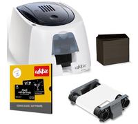 EDIKIO Guest - Access Guest Printing Pack - Etichette personalizzabili resistenti lavabili per buffet - Stampa monocromatica veloce su un lato - Include stampante, software di progettazione, schede