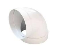 EDIL PAST serie CCR100B Curva a 90° FF in ABS bianca Ø 100 mm