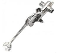 Edilcaputo Rubinetto Miscelatore Progressivo a Pedale Installazione Pavimento, Cromo, Lega di Rame, Chrome, Contemporaneo, A Parete o Pavimento