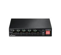 EDI ES-5104PHV2 - Switch, 5-Port, Fast Ethernet, PoE+, DIPs