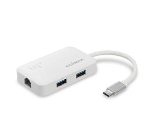 Edimax EU-4308 - Hub Gigabit Ethernet da USB-C a 3 porte USB 3.0