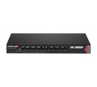 Edimax GS-3008P switch di rete Gestito Gigabit Ethernet (10/100/1000) Supporto Power over Ethernet (PoE) Nero