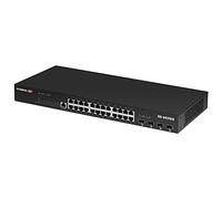 EDIMAX - Smart Switch GS-5424LX con 28 Porte Gigabit con 4 10GbE SFP+ Colore Nero - SPEDIZIONE GRATUITA