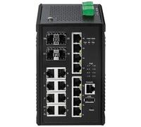 EDIMAX - IGS-5416P switch di rete Gestito Gigabit Ethernet (10/100/1000) Nero Supporto Power over Ethernet (PoE)