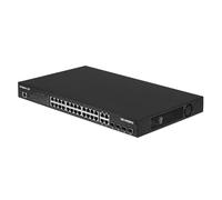 Edimax IGS-5428PLC - Switch Web Smart VLAN di sorveglianza industriale a 28 porte Gigabit PoE+ con 4 porte combo Gigabit RJ45/SFP