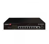 Edimax Switch GS-5210PLG Gestito Gigabit Ethernet (10/100/1000) Supporto Power over Ethernet (PoE) Nero