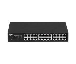 Edimax Switch di rete 24 porte Unmanaged Black GS 1024 Gigabit (1000Base-TX)