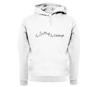 Edimburgo Heartbeat - Felpa Per Adulti - Amore Per La Città Di Scozia