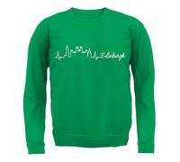 Edimburgo Heartbeat - Felpa Per Adulti - Amore Per La Città Di Scozia