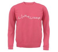 Edimburgo Heartbeat - Felpa Per Adulti - Amore Per La Città Di Scozia