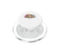 Edimburgo Scozia Castello Acquerello Art UK Viaggio Souvenir PopSockets PopGrip per MagSafe