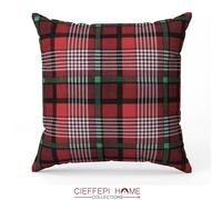 EDIMBURGO VAR.002 Cuscino arredo scozzese tartan Natalizio / Natale - Cieffepi