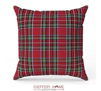 EDIMBURGO VAR.003 Cuscino arredo scozzese tartan Natalizio / Natale - Cieffepi