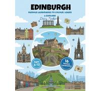 Edinburgh Landmarks Coloring Book for Kids: Fun & Educational Scottish City Coloring Pages for Kids Ages 3-12