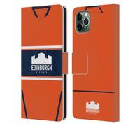 EDINBURGH RUGBY 2022/23 CREST KIT CUSTODIA COVER A PORTAFOGLIO PER APPLE iPHONE