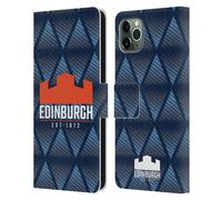 EDINBURGH RUGBY GRAFICA CUSTODIA COVER A PORTAFOGLIO PER APPLE iPHONE TELEFONI