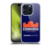 EDINBURGH RUGBY LOGO 2 CUSTODIA COVER MORBIDA IN GEL PER APPLE iPHONE TELEFONI