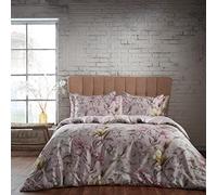 Edinburgh Weavers Lavish Super King Cotton Duvet Cover Set, Rouge