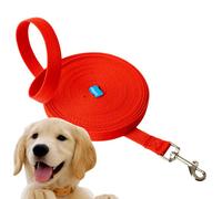 Edipets, Guinzaglio Lungo per cani, Addestramento, 3 metri, 5 m, 10, m, 15 m e 1.5 m, Nylon, Resistente e Leggero Adatto per Tutti i Cani (3 m, Rosso)