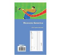 Edipro 10pz. Blocco Ricevute Generiche 33 fg. in 3 copie 9,9x17 cm E5564CT