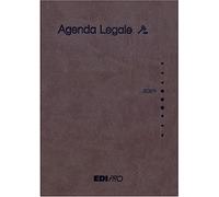 Edipro AGENDA LEGALE ANNUALE 2026 GIORN. F.TO 17X24 COL. MARRONE
