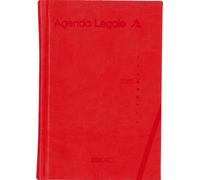 Edipro AGENDA LEGALE ANNUALE 2026 POCKET F.TO 12X17 GIORNALIERA COLORE ROSSO