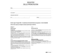 EDIPRO - E2428 - Registro delle prenotazioni - 32 pag - Edipro - 90667 - Conf. da 1 Pz.
