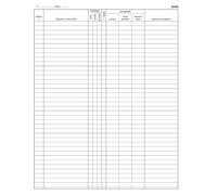 EDIPRO - E2839 - Registro arrivi-partenze - 31 x 24,5cm - 46pg - Edipro - 59660 - Conf. da 2 Pz. - E2839