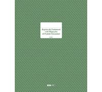 EDIPRO - E2881 - Registro dei trattamenti prodotti fitosanitari e di magazzino 46 pagine numerate ( Quaderno di campagna) f.to 31x24,5