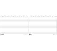 EDIPRO - E3126VE - 100 schede rigate verde f.to 10,5x15 (Confezione da 2)