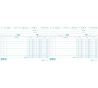 EDIPRO - E3136BL - 100 schede dare/avere/saldo blu f.to 10,5x15 (Confezione da 2)