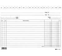 EDIPRO - E3253VE - 100 schede a 2 colonne verde f.to 15x21