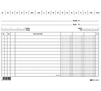 Edipro - E3259VE - 100 schede a 3 colonne verde f.to 15x21