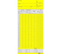 Edipro E3866Gi 100 Schede Orologio Mensile Solari Colore Giallo