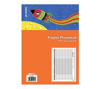 Blocco presenze mensili - 21 x 30cm - 50/50 fogli autoricalcanti - Edipro